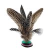 2 Pcs High-grade Feather Kick Shuttlecock Chinese Jianzi Sport BLACK WHITE