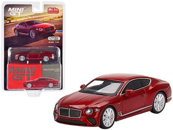 2022 Bentley Continental GT Speed Candy Red 1/64 Diecast Model Car *Limited Edition