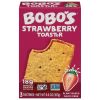 Bobo's Oat Bars - Tstr Pstry Strawberry 3pk - Case of 8-6.6 OZ