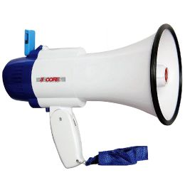 Megaphone Bullhorn Cheer Horn Mic Recording Siren Blow Horn Hand Held Mega Phone Loudhailer 5 Core 8R