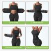 Women's Waist Trainer Neoprene Sauna Sweat Exercise Belt Waist Slim Belt (Black) Size S