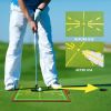 Golf Training Mat For Swing Detection Batting; Premium Golf Impact Mat; Path Feedback Golf Practice Mats; Advanced Golf Hitting Mat For Indoor/Outdoor