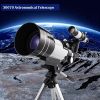 Telescope For Kids&Astronomy Beginners - 15X-150X High Magnification Astronomical Refractor Telescope Portable Travel Telescope For Adults Great Astro