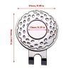 1pc Golf Hat Clip; Golf Ball Aiming Marker; 25mm/0.98in Golf Training Aids Accessories