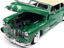 1947 Cadillac Series 62 Soft Top Ardsley Green Metallic with Tan Soft Top 1/18 Diecast Model Car by Auto World