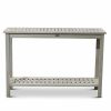 Eucalyptus Console Table; Driftwood Gray