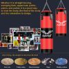 47" Heavy Boxing Punching Bag Training Gloves set Kicking MMA Workout Empty