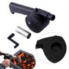 1pc BBQ Fan; Air Blower; Fast Fire Starter; Portable Manual Hand Crank Bellows For Outdoor Picnic Camping Cooking; Barbecue Charcoal Grills Accessorie