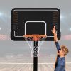 Portable Basketball Hoop &amp; Goal with Vertical Jump Measurement; Outdoor Basketball System with 6.6-10ft Height Adjustment for Youth; Adults