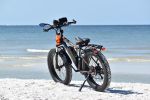 AOSTIRMOTOR S07-B 26&quot; 750W Electric Bike Fat Tire P7 48V 13AH Removable Lithium Battery for Adults with Detachable Rear Rack Fender(Black)