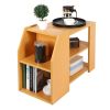 3 Tier Modern Bookshelf Storage Rack Sofa Side Table for Living Room Home Office Furniture