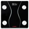 Rechargeable Digital Scale for Body Weight; Precision Bathroom Weighing Bath Scale; Step-On Technology; High Capacity - 400 lbs. Large Display; Batter