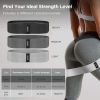 Squat belt M code light gray gray black three-piece suit