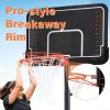 Portable Basketball Hoop &amp; Goal with Vertical Jump Measurement; Outdoor Basketball System with 6.6-10ft Height Adjustment for Youth; Adults