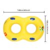 8-shaped Thick Double Swimming Ring Adult Riding Surfing Couple Inflatable Floating Ring