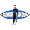 Inflatable Kayak Set with Paddle & Air Pump;  Portable Recreational Touring Kayak Foldable Fishing Touring Kayaks;  Tandem 2 Person Kayak