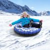 47in Inflatable Snow Tube Heavy Duty 0.6mm Thickness Winter Sled