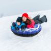 47in Inflatable Snow Tube Heavy Duty 0.6mm Thickness Winter Sled