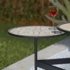 Lorengo Outdoor 3-Tier Cocktail Table