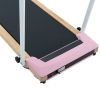 HP-P12 API electric treadmill; folding treadmill; LCD display screen and mat holder; Home Office Gym Stand; 2.25HP Electric; Wood Electric Treadmill w