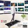 Portable Treadmill Under Desk Walking Pad Flat Slim Treadmill with LED Display &amp; Sport APP; Running Machine for Apartment and Small Space without