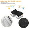 Universal 4 Passengers Golf Cart Cover 210D Water-Resistant UV Resistant Outdoor Cover Fits For EZGO Club Car Yamaha