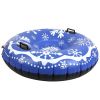 47in Inflatable Snow Tube Heavy Duty 0.6mm Thickness Winter Sled