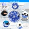 47in Inflatable Snow Tube Heavy Duty 0.6mm Thickness Winter Sled