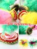 Feather Kick Shuttlecock Chinese Jianzi Foot Exercise Sports Outdoor Toy Game for Kids; Colorful Purple