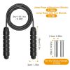 3M/9.84FT Jump Rope Length Adjustable Skip Ropes w/ Steel Rope Two Iron Blocks Anti-Skip Foam Handle Grip