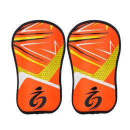 Kid's soccer goalkeeper gloves guantes de portero for children 5-16 years old soft goalkeeper gloves children riding scooters sp (Color: Orange Leggings, size: 6)