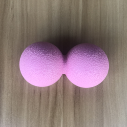 Peanut Yoga Massage Ball; Trigger Point Ball; Fascia Release; Foot TPE Trigger Point Therapy Balls (Color: Pink)