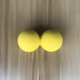 Peanut Yoga Massage Ball; Trigger Point Ball; Fascia Release; Foot TPE Trigger Point Therapy Balls (Color: Yellow)