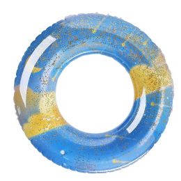 Internet Celebrity Same Styles Fairy Adult Swimming Ring; Thickened PVC Rainbow Pattern Meteor Shower Two Optional Swimming Ring Armpit Ring (Color: Sequin Meteor Shower, Style: Rainbow Meteor Shower Two Optional Swimming Rings)