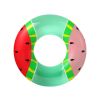 Two-color Watermelon Swimming Ring; Adult Swimming Ring Thick Portable Adult Swimming Ring Armpit Circle The Inner Diameter Width After Inflation Abou