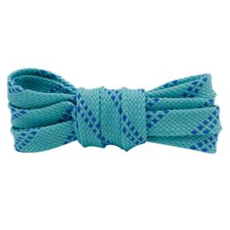 Weiou Hot Sale Top10 Drop-Shipping Custom Design Double Twill Polyester Shoelaces For Shoes (Color: #104	Turquoise-blue, Length: 80CM)