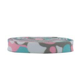 Weiou 7MM Width Trendy  Flat Type Polyester Differentiated Support customization and Rationalization For Youths (Color: #774 Pink-Cyan-Dark gray-White, Length: 160CM)