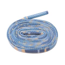 Weiou Manufacturer Hot Sale Top10 Drop-Shipping Advance Heat Transfer Colorful Cheap Flat Printed Shoelaces (Color: #3733	Blue, Length: 160CM)