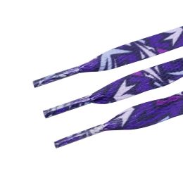 Weiou Manufacturer Hot Sale Support Mini Sample Order Sublimation Shoestring Differentiated Shoelaces for Trendy Shoes (Color: #3780	Purple, Length: 160CM)