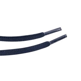 Weiou Manufacturer High Quality Polyester Yarn 2 Color Available Elastic Spring Shoelaces For Shoes (Color: #2627	Dark blue, Length: 120CM)