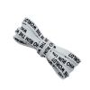 Weiou company Flat  printed shoelaces White/ Black  WHO RUNS THE WORLD water proof cool pattern Shoe Laces