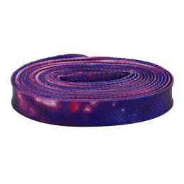 Weiou Manufacturer High Quality Heat Transfer Purple Star Flat Waterproof Polyester Shoelace For Shoes (Color: #3761 Purple-Magenta, Length: 80CM)