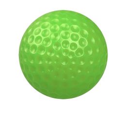 20pcs/pack Golf Hollow Practice Ball; Teaching Practice Ball (Color: Green - Pack Of 20)