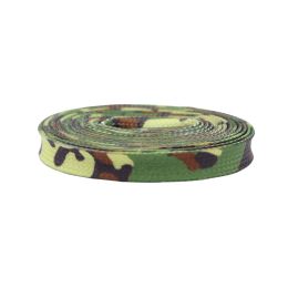 Weiou Manufacturer Wholesale Factory Flat Army green Hot Sale replacement custom printed LOGO length size Shoelaces (Color: #718 Camouflage, Length: 200CM)