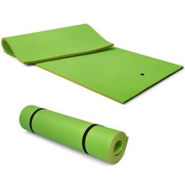 12 x 6 Feet 3 Layer Floating Water Pad (Color: Green)