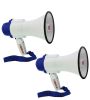 5 Core Megaphone Bullhorn Cheer Horn Mic Recording Siren Blow Horn Hand Held Mega Phone Loudhailer 8R