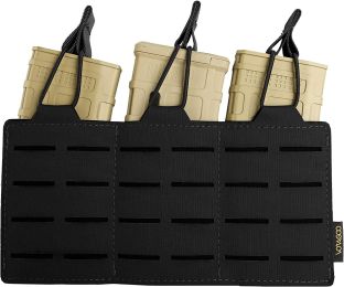 Single M4 Mag Pouch (Color: Black, Style: Triple)