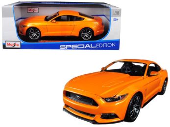 2015 Ford Mustang GT 5.0 1/18 Diecast Model Car *Special Edition* (Color: Orange)