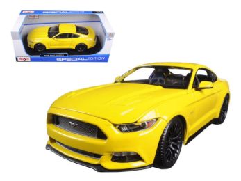 2015 Ford Mustang GT 5.0 1/18 Diecast Model Car *Special Edition* (Color: Yellow)