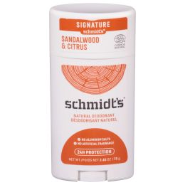 Schmidts - Deodorant Citrus Sandalwd Stk - 1 Each-2.65 OZ (SKU: 2770519)